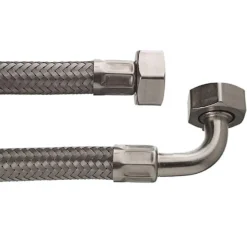 Waschmaschinen-Zulaufschlauch 2 m Edelstahl