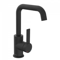 Waschtischarmatur Los Angeles, Farbe: Schwarz, Cold-Start