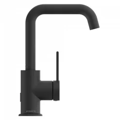 Waschtischarmatur Los Angeles, Farbe: Schwarz, Cold-Start