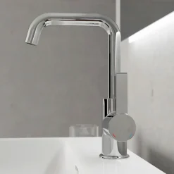 Waschtischarmatur Los Angeles, Farbe: Chrom, Cold-Start