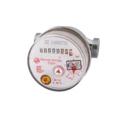 Wasserzähler für Warmwasser Qn 1,5 80 mm R 1/2"