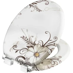 WC-Sitz Brown Flower