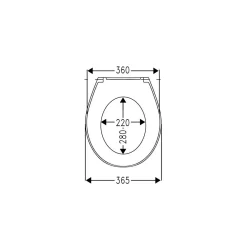 WC-Sitz CEDO Mojave Pura Black