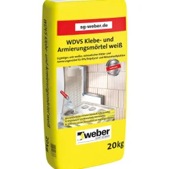 WDVS Klebemörtel und Armierungsmörtel weiß 20 kg