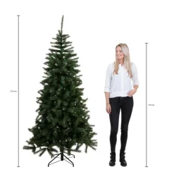 Weihnachtsbaum Charlton HxD215x127cm LEDgruen 180L Tips 805