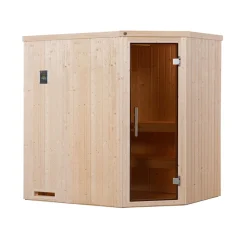 Weka Elementsauna Halmstad Größe 2 Sparset 7,5 kW OS Glastuer und Fenster