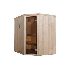 Weka Elementsauna Varberg Größe 1 Sparset 7,5 kW Bio S Glastuer und Fenster