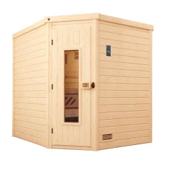 Weka Elementsauna Varberg Größe 3 Sparset 7,5 kW OS Massivholztuer