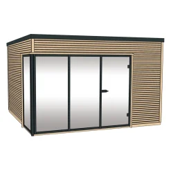 Weka Massivholz-Sauna Valida Größe 4 Sparset 9,0 kW K inkl integrierter Steuerung