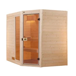 Weka Massivholz-Sauna Valida Größe 2 Sparset 7,5 kW Bio S