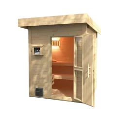 Weka Premium Massivholz-Sauna Bergen Größe 3 Sparset 7,5 OS