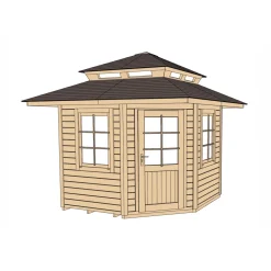 Weka Saunahaus Kurikka Sparset 7,5 kW OS natur