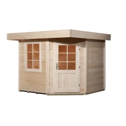 Weka Saunahaus Salo Größe 1 Sparset 7,5 kW Bio S natur