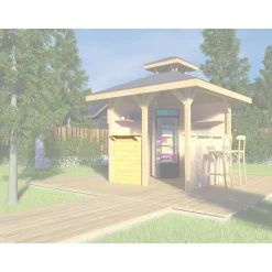 Weka Bausatz Treseneingang für Gartenoase Größe 1 natur