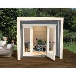 Weka Designhaus 263 Größe 1 235 x 241 cm grau