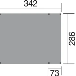 Weka Doppelschaukel Tabaluga 816 A mit Podest