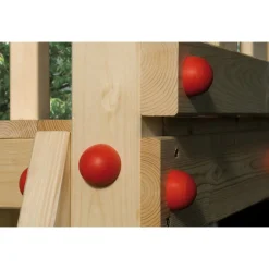 Weka Drachenturm Tabaluga mit Satteldach Sparset inkl Schaukel und Sandkasten