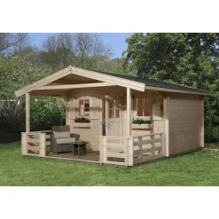 Weka Gartenhaus 135 B Größe 1/2 380 x 500 x 262 cm