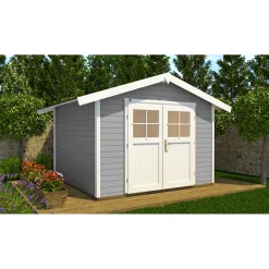 Weka Gartenhaus 122 Größe 5 grau