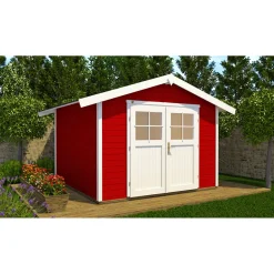Weka Gartenhaus 122 Größe 2 schwedenrot