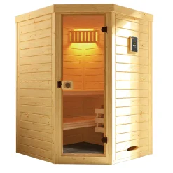 Weka Massivholz-Elementsaunaauna „Laukkala 1“, 38 mm, GT