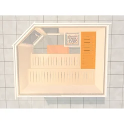 Weka Querliege für Saunatiefe 177-181 cm