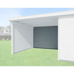 Weka Rückwand für Gartenhaus 126/172 Anbau 150 cm grau
