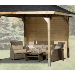 Weka Wandelement für Gartenoase „651“ Gr.2, C Gr.1