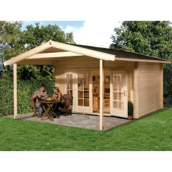 Weka Weekendhaus 137 A Größe 1/2 460 x 510 x 262 cm