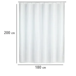 Wenko Anti-Schimmel Duschvorhang Palais Textil Polyester 180 x 200 cm waschbar
