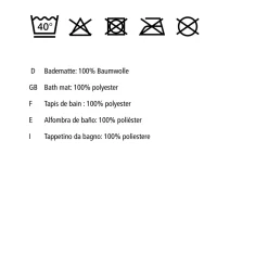 Wenko Badematte Mona Dunkelgrau Badvorleger 50 x 80 cm Grau
