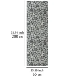 Wenko Badematte Sassi 65 x 200 cm Weichschaummatte