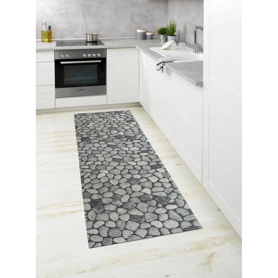 Wenko Badematte Sassi 65 x 200 cm Weichschaummatte