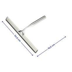 Wenko Badezimmerwischer Terni Plus Duschabzieher mit Turbo-Loc Wandbefestigung zum Ankleben