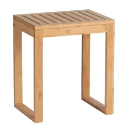 Wenko Badhocker Bambusa aus Bambus Bambushocker