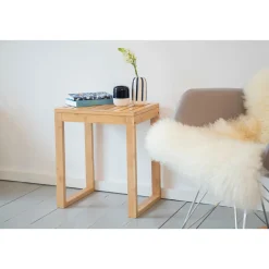 Wenko Badhocker Bambusa aus Bambus Bambushocker