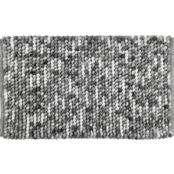 Wenko Badteppich Urdu Grau 60 x 90 cm Mit Melagne-Effekt