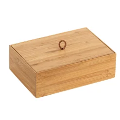 Wenko Bambus Box Terra L mit Deckel 2er Set