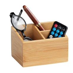 Wenko Bambus Organizer Terra 3 Fächer 2er Set