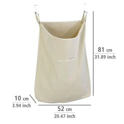 Wenko Über-Tür Wäschesammler Canguro Beige 65 l