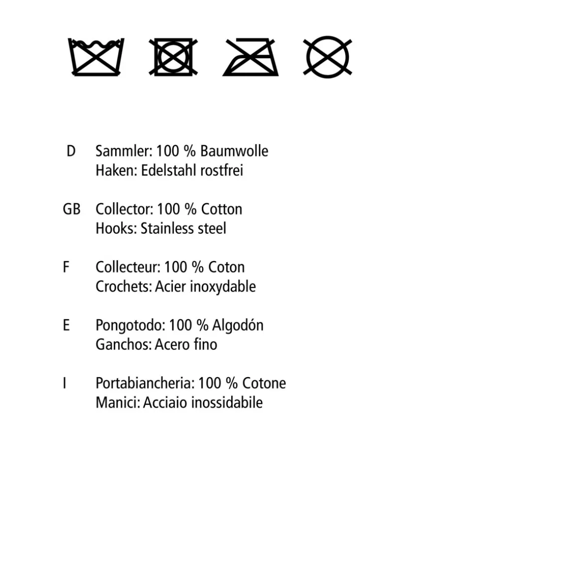 Wenko Über-Tür Wäschesammler Canguro Beige 65 l