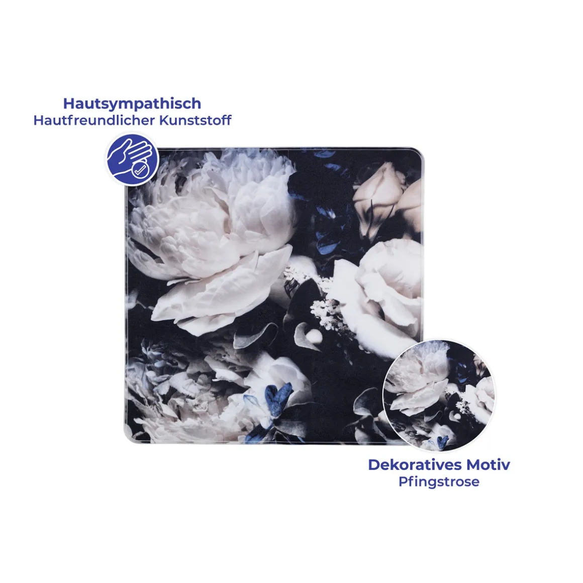 Wenko Duscheinlage Peony 54 x 54 cm