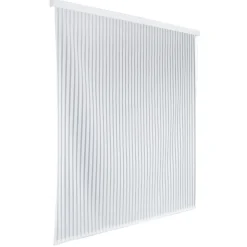 Wenko Duschrollo 128 x 240 cm schnelltrocknendes Rollo für Dusche und Badewanne