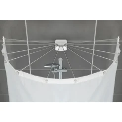 Wenko Duschschirm mit 12 Armen Edelstahl