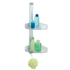 Wenko Eck-Duschcaddy Premium mit 2 Ablagen und Edelstahl-Haken