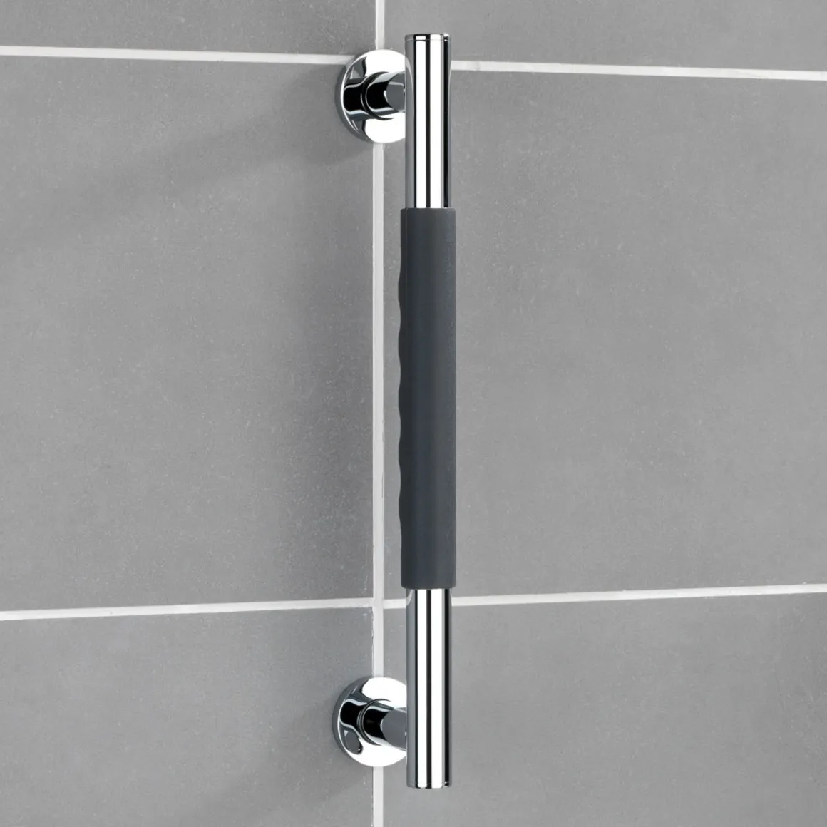 Wenko Edelstahl Wandhaltegriff Secura 40,5 cm