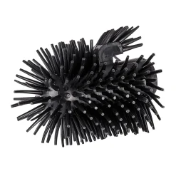 Wenko Ersatzbürsten Set für WC-Garnituren Silikon Edelstahlstiel mit 3 Bürstenköpfen