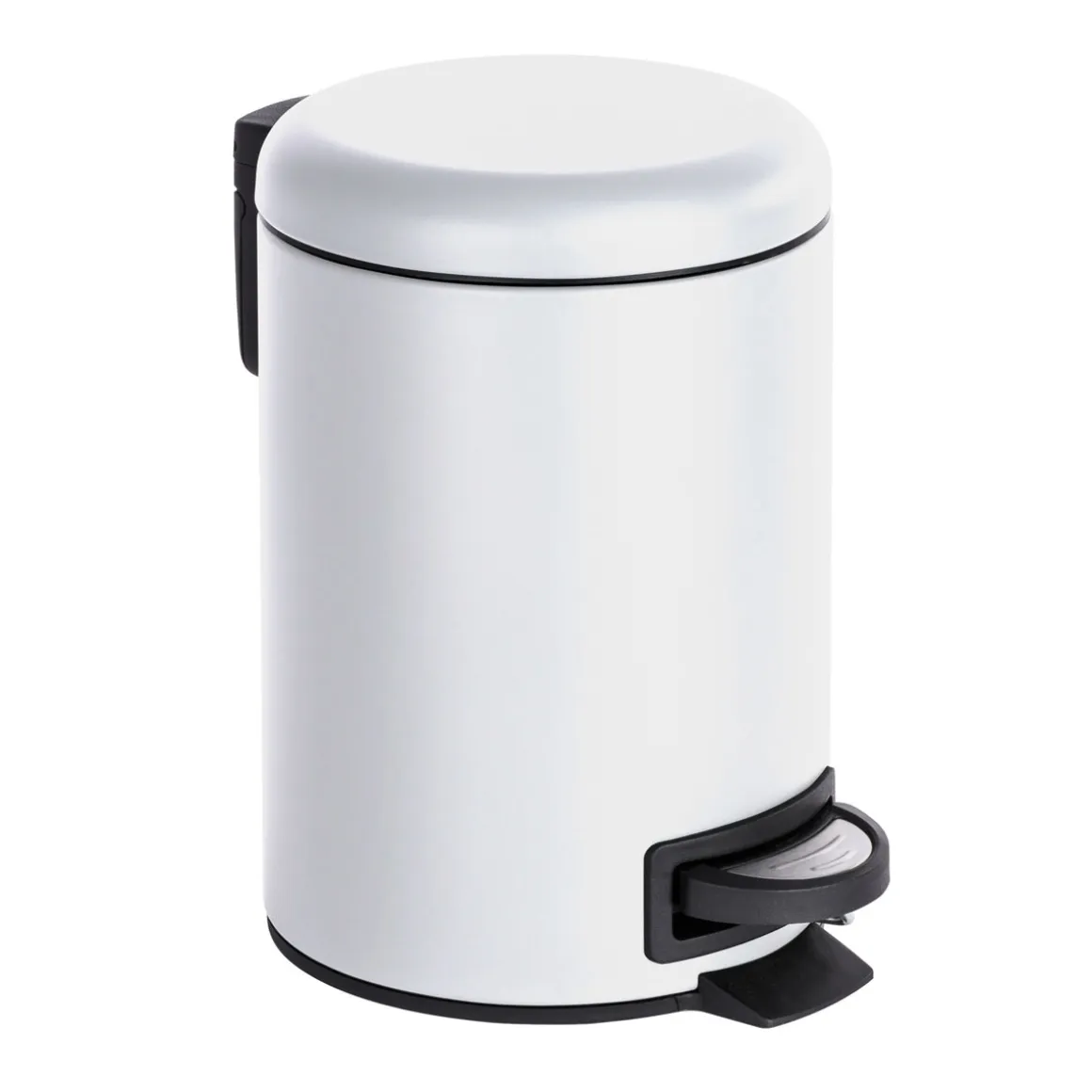 Wenko Kosmetik Treteimer Leman Weiß 3 L 2er Set Kosmetikeimer Mülleimer