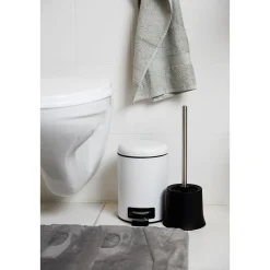 Wenko Kosmetik Treteimer Leman Weiß 3 L 2er Set Kosmetikeimer Mülleimer