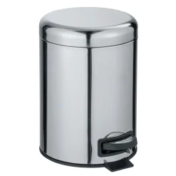 Wenko Kosmetik-Treteimer Leman Edelstahl Glänzend 5 L